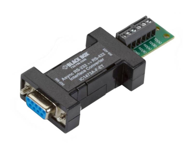 Black Box Corp Rs232 To Rs422 Interface Converter Extended Temp