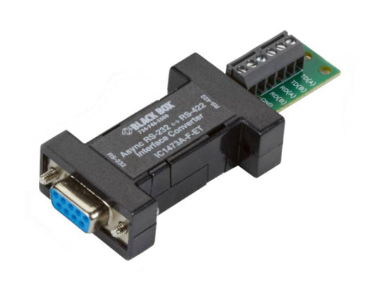 Black Box Corp Rs232 To Rs422 Interface Converter Extended Temp