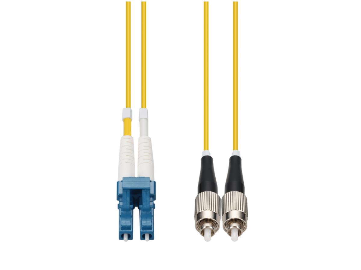 Cable de conexión de fibra amarilla Add-On10M Fc/Lc M/M Os2