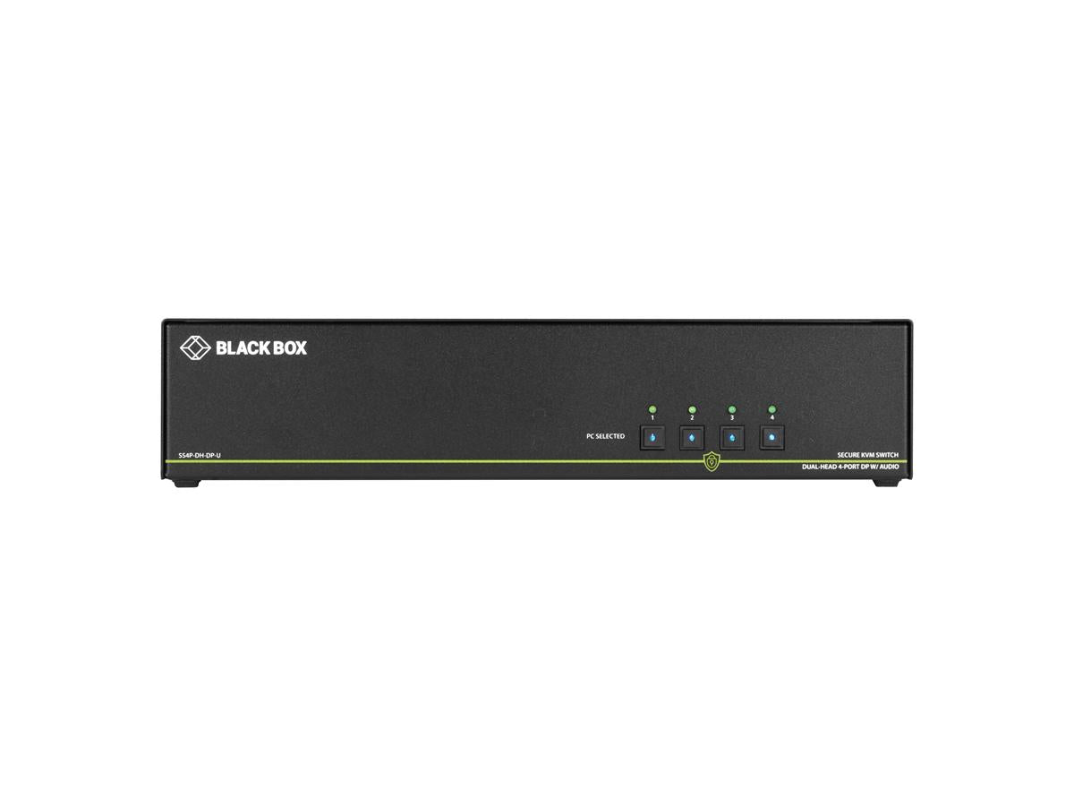 Black Box Corp Niap 3.0 Dual-Head, Displayport, 4K, 4-P