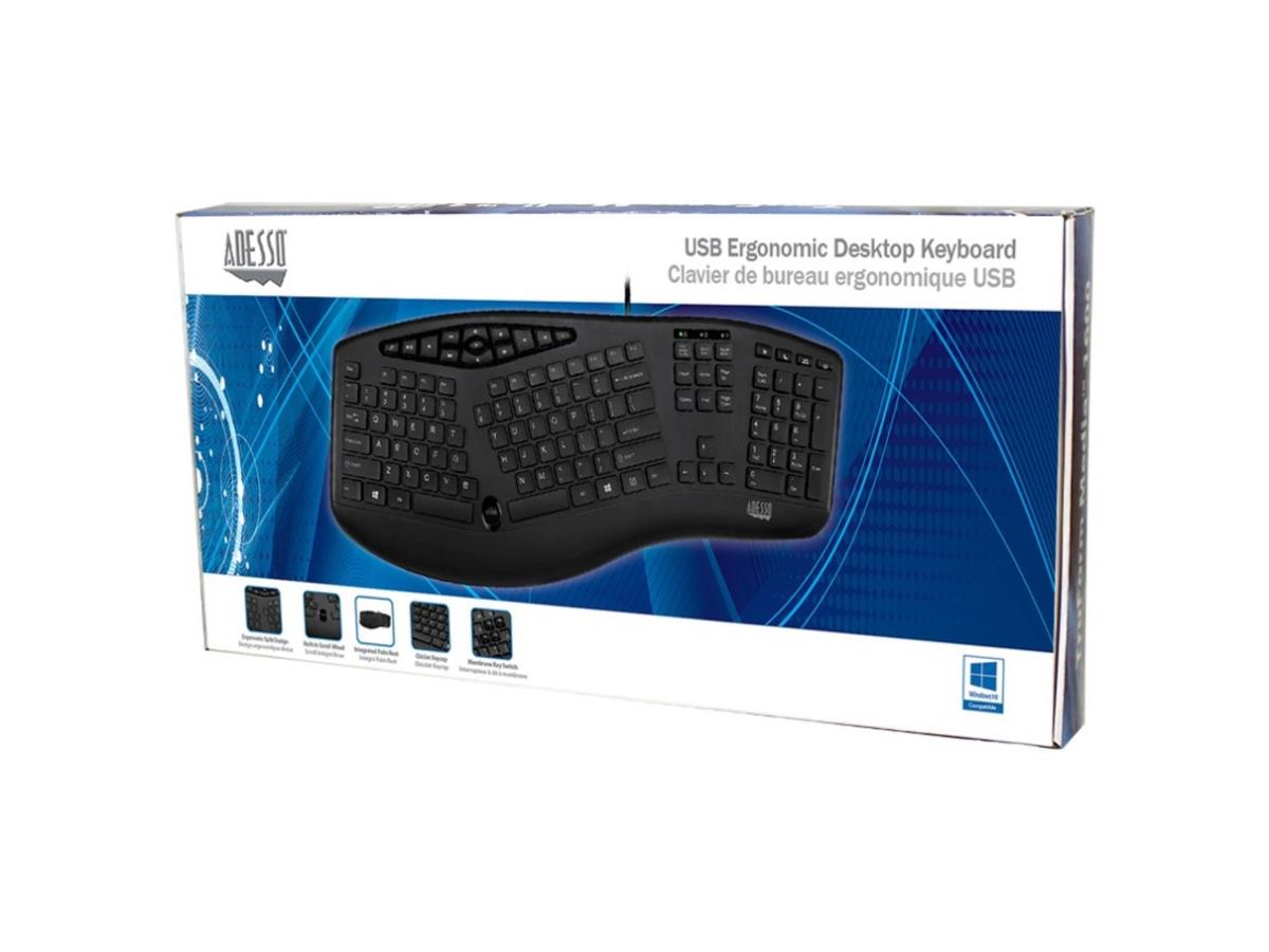Clavier ergonomique fin Kybd / Splitzone &amp; Scroll Wh