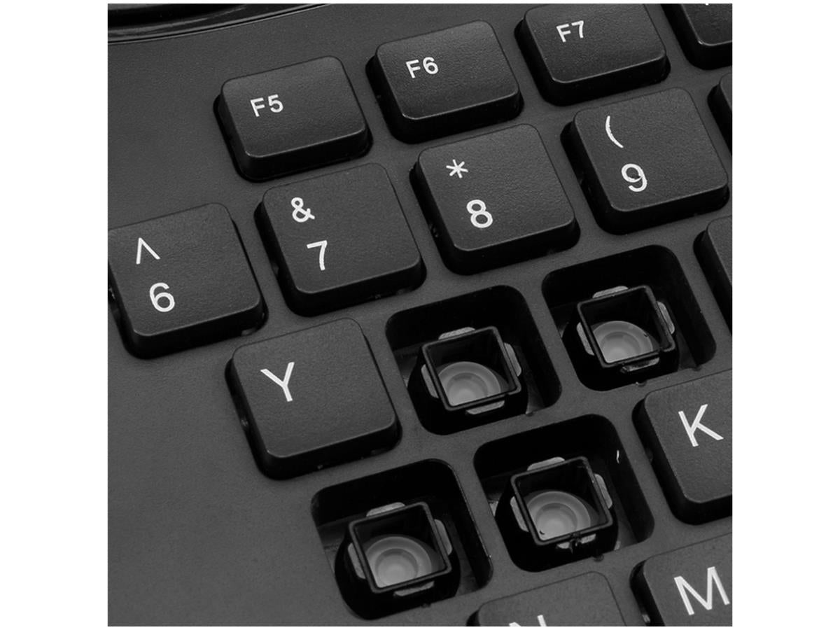 Clavier ergonomique fin Kybd / Splitzone &amp; Scroll Wh