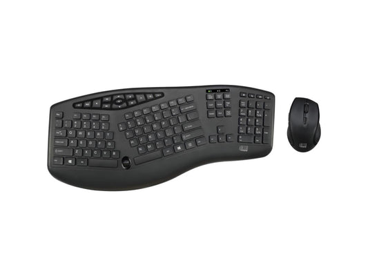 Combo clavier/micro ergonomique sans fil fin