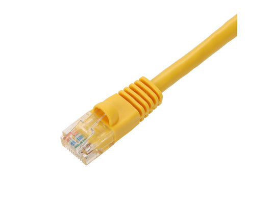 Cable de conexión RJ-45 M/M Cat6 amarillo de 50 pies