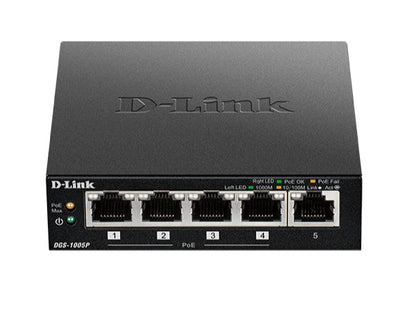 Dlink 5 Port Unmanaged 1G Poe Switch