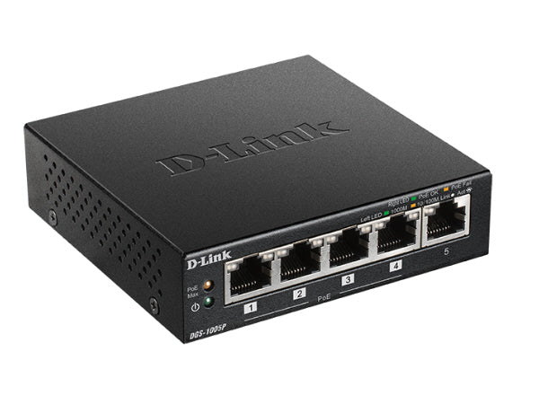 Dlink 5 Port Unmanaged 1G Poe Switch