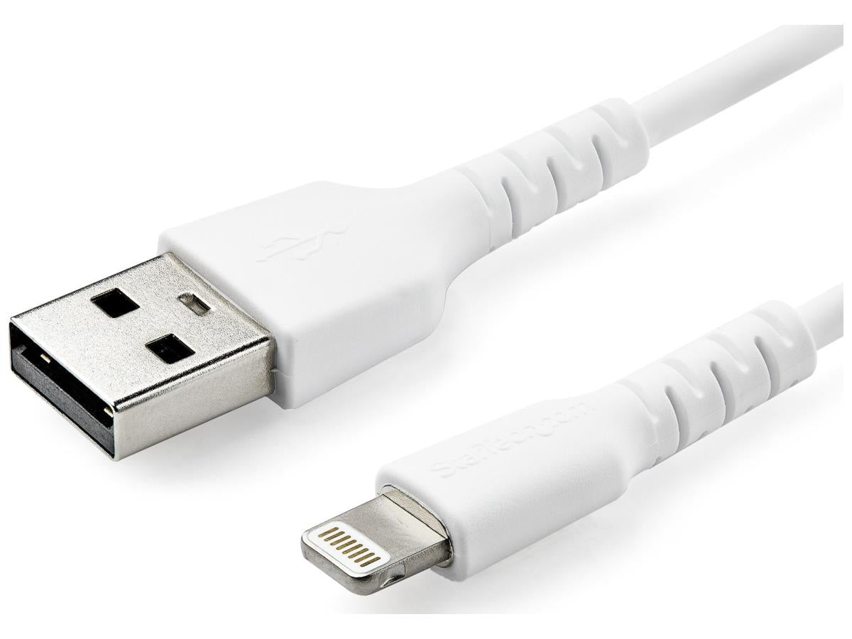 Startech.Com 6 Ft(2M) Durable White Usb-A To Lightning Cable, Heav