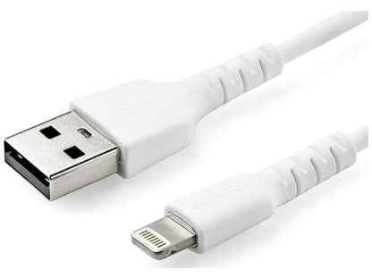 Startech.Com 6 Ft(2M) Durable White Usb-A To Lightning Cable, Heav