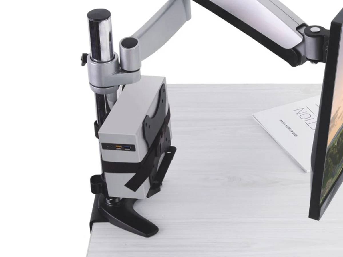 Workstream By Monoprice Computer Case Cpu Holder_ Thin Client Mini