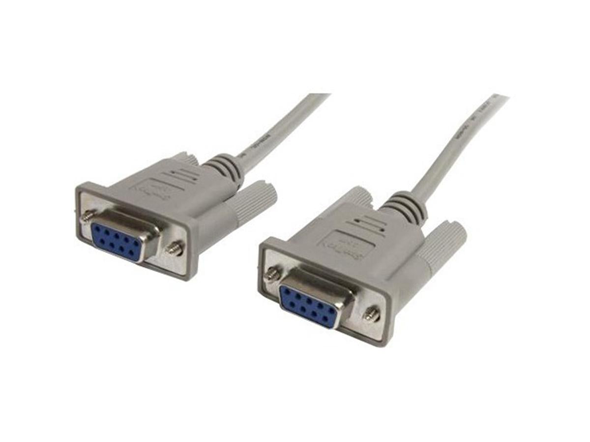 Cable serial directo Startech.Com de 1.8 m - DB9 hembra/hembra - Serie