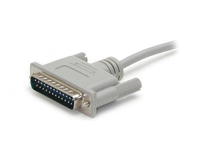 Cable de módem nulo serie DB9 a DB25 de 3 m con cableado cruzado de Startech.Com