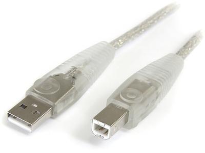 Cable USB 2.0 transparente Startech.Com - A a B - Cable USB - USB