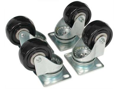 Kit de 4 ruedas Startech.Com para rack de marco abierto - Cumple con la normativa Taa