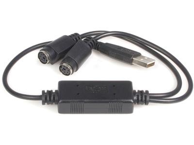 Adaptador USB a PS/2 para teclado y ratón de Startech.Com - Teclado