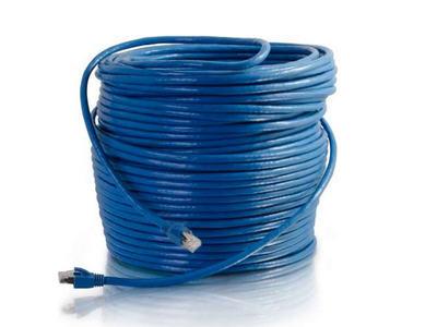 C2G 100Ft Cat6 Ethernet Cable - Snagless Sold Shielded - Blue - Pa