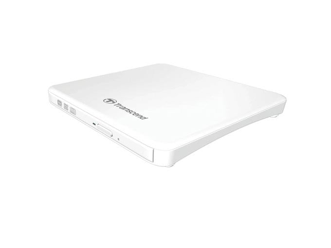 Transcend Portable 8X Dvd, Slim, Usb, White