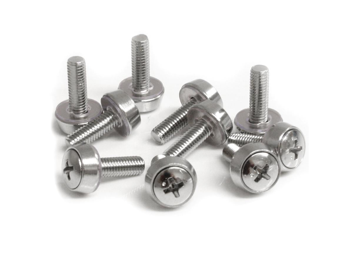 Tornillos de montaje M5 de Startech.Com para racks y gabinetes de servidores - 50