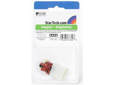 Adaptador de ventilador de 12 pulgadas Startech.Com - Caja divisora ​​de alimentación TX3 a 2X Lp4
