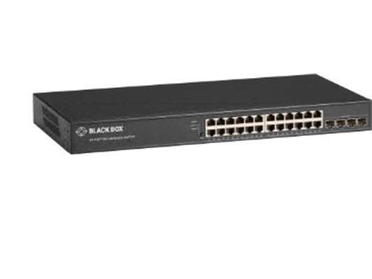 Black Box Corp Gigabit Managed Switch 28 Port