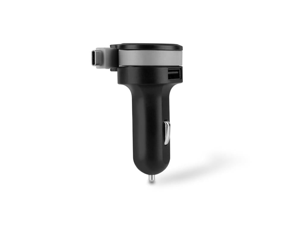 Chargeur de voiture Aluratek avec câble RBN intégré de type C