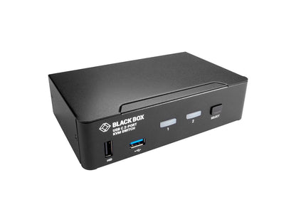 Conmutador KVM USB-C 4K de 2 puertos de Black Box Corp