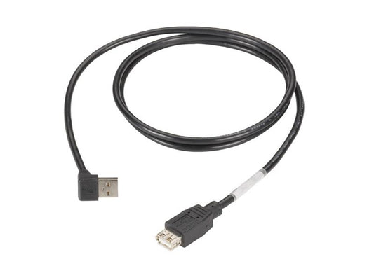 Cable USB 2.0 tipo A macho de Black Box Corp., ángulo recto/tipo