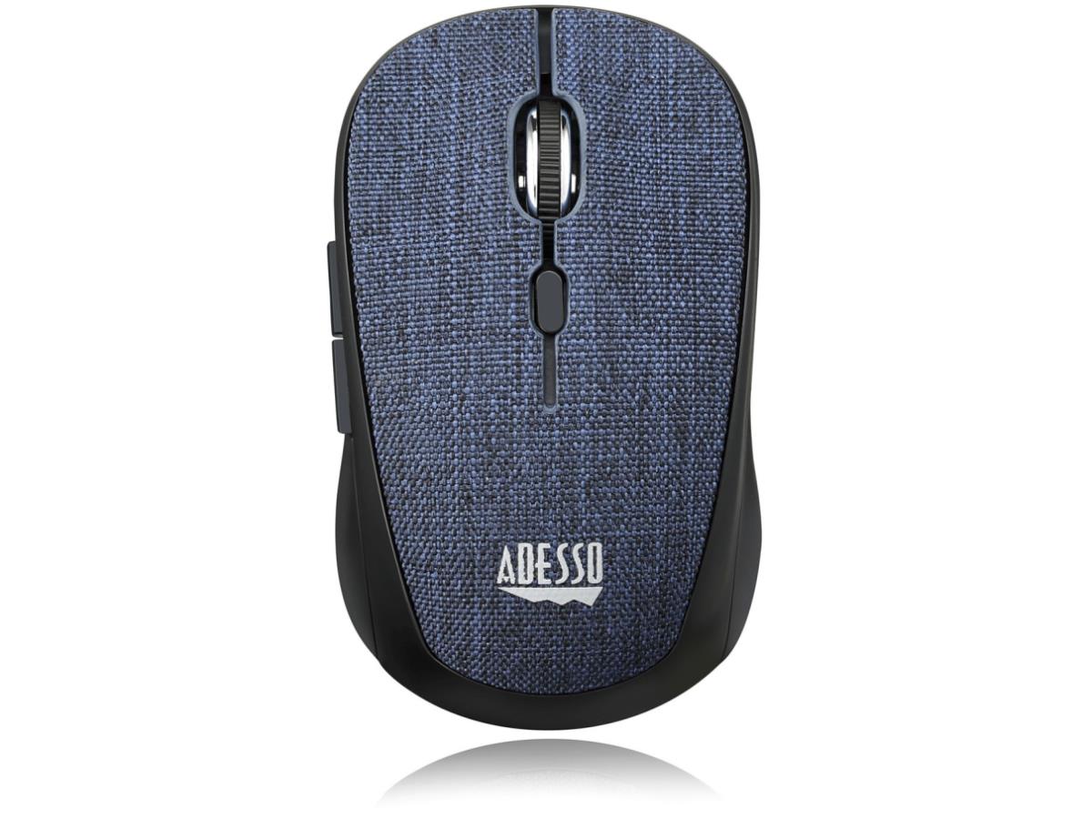 Ratón inalámbrico de tela óptico mini azul