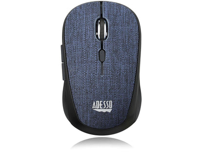 Ratón inalámbrico de tela óptico mini azul