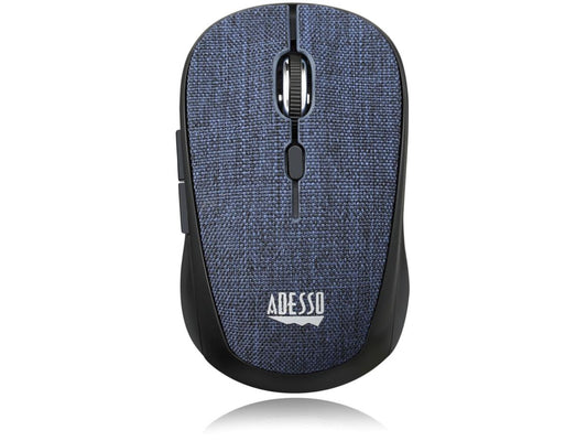 Ratón inalámbrico de tela óptico mini azul
