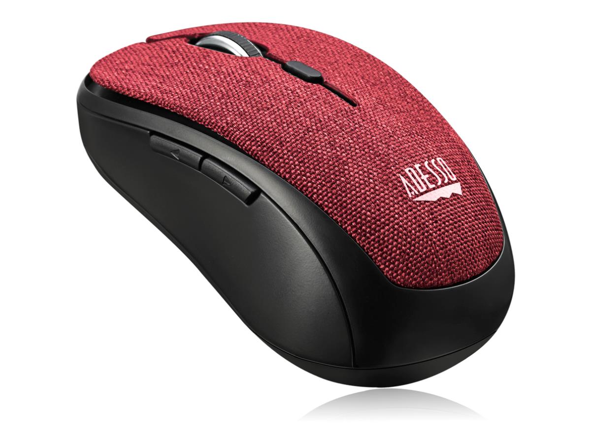 Mouse Wireless Fabric Optical Mini Red