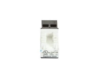 Black Box Corp Cat6A Keystone Jack, Black