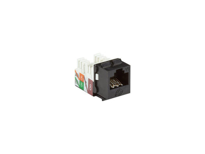 Black Box Corp Cat6A Keystone Jack, Black