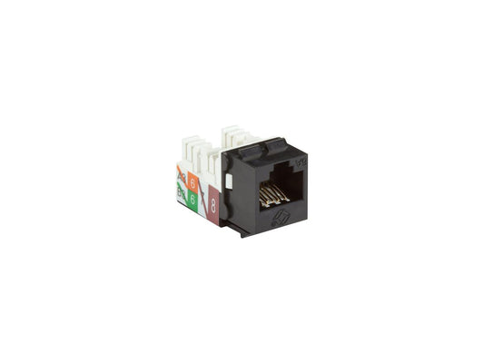 Conector Keystone Cat6A de Black Box Corp, color negro