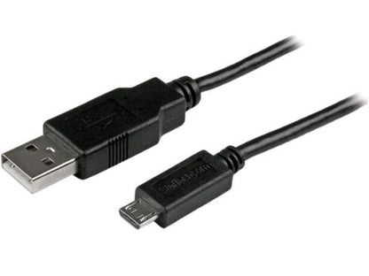 Cable de carga y sincronización micro USB Startech.Com de 3 m y 3 m de largo (macho a macho)