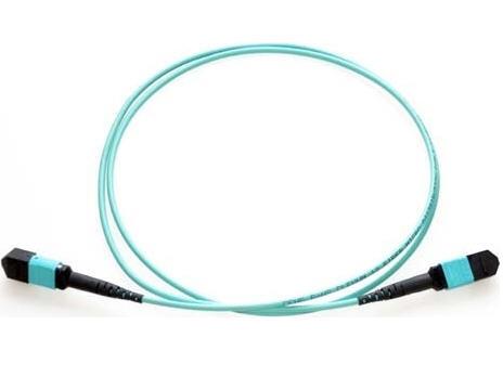 Cable de fibra óptica Axiom MPO macho a MPO macho multimodo OM4 50/125 - 9 m