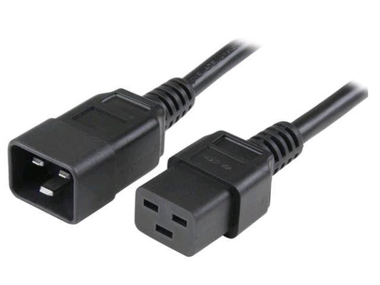 Cable de alimentación para computadora Startech.Com de 90 cm (3 pies) de alta resistencia, calibre 14 AWG - C19 a C