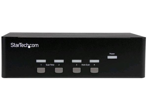 Startech.Com 4 Port Vga Kvm Switch - Dual Vga - Hot-Key & Audio Su