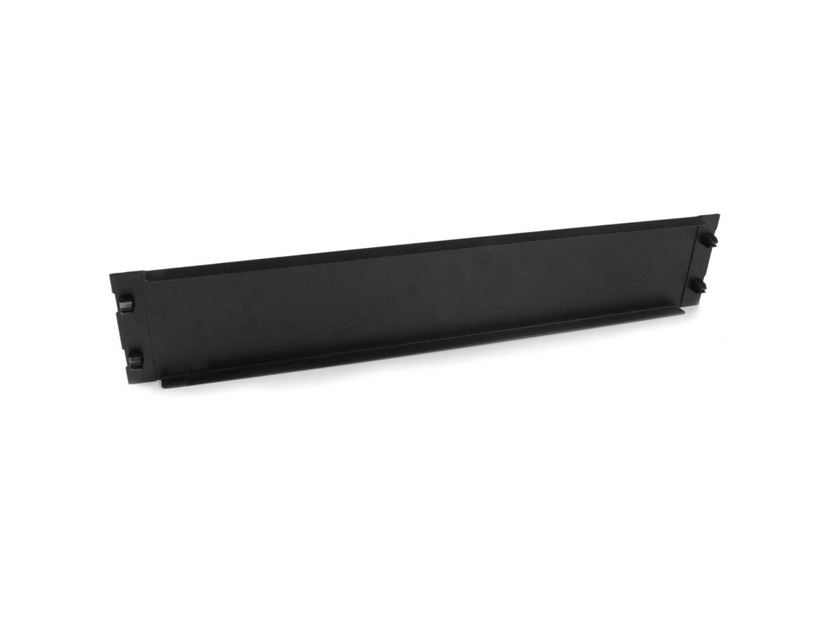 Panel ciego Startech.Com - 2U - 19 pulgadas - Sin herramientas - Acero - Negro