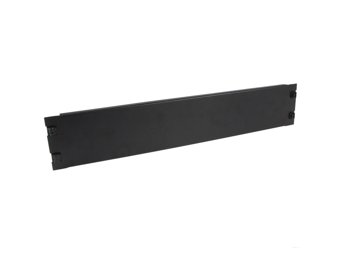 Panel ciego Startech.Com - 2U - 19 pulgadas - Sin herramientas - Acero - Negro