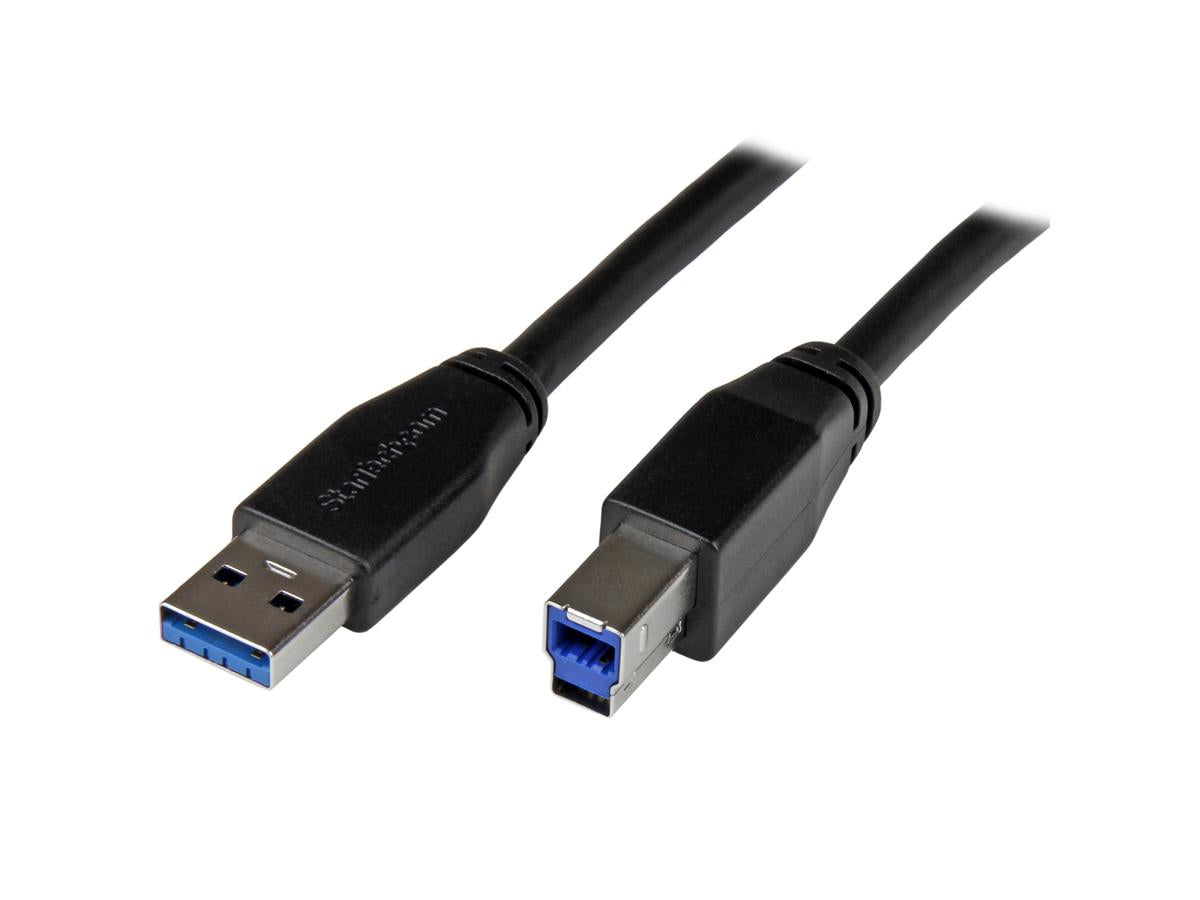 Startech.Com 30Ft Usb 3.0 Usb-A To Usb-B Cable - M/M - Active - Us