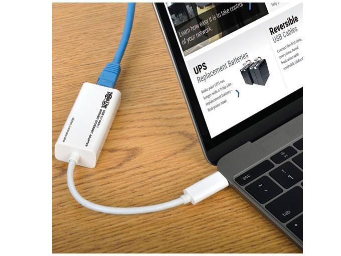 Adaptateur réseau USB-C vers Gigabit Ethernet Eaton Tripp Lite Series