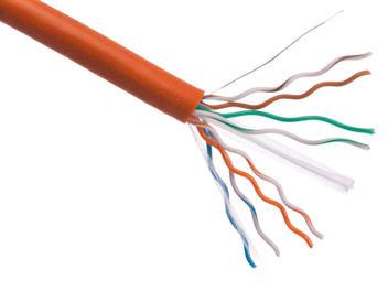 Cable Axiom Cat6 23 AWG de 4 pares, conductor sólido, 550 MHz, bobina de 10 unidades