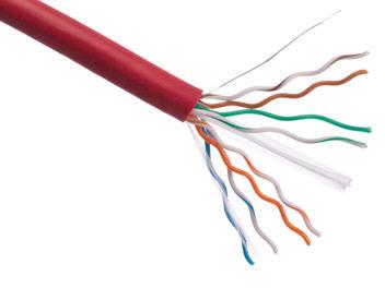 Cable Axiom Cat6 23 AWG de 4 pares, conductor sólido, 550 MHz, bobina de 10 unidades