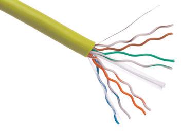 Cable Axiom Cat6 23 AWG de 4 pares, conductor sólido, 550 MHz, bobina de 10 unidades