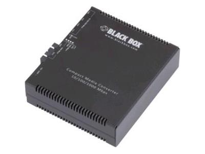 Black Box Corp Gigabit Media 3 puertos Ind Power Mm Sc