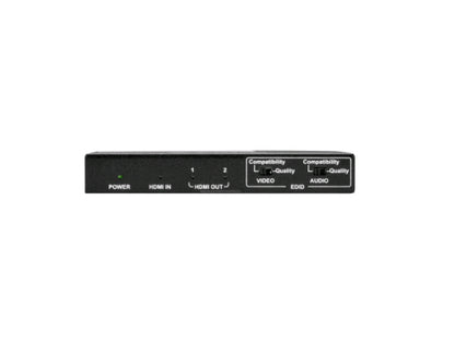 Divisor de 2 puertos Black Box Corp 4K 60 Hz