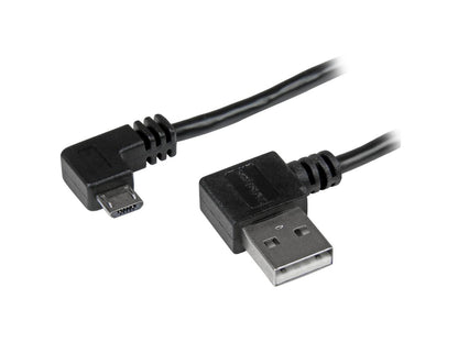 Cable micro USB Startech.Com de 2 m y 1,8 m con conectores en ángulo recto