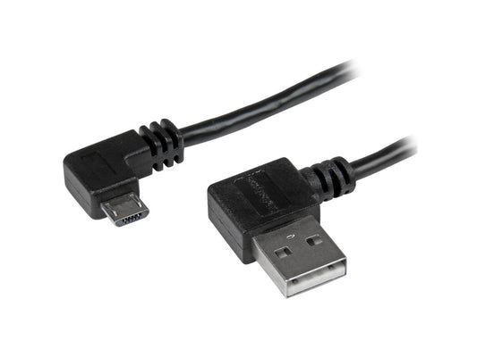 Cable micro USB Startech.Com de 2 m y 1,8 m con conectores en ángulo recto