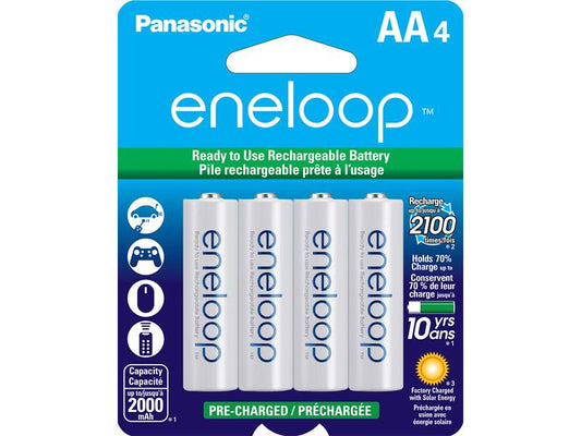 Panasonic Eneloop Aa 4Pk 2000Mah Rechargeable