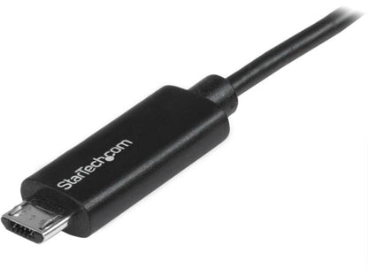 Startech.Com 1M / 3Ft Usb To Micro Usb Cable With Led Charging Lig